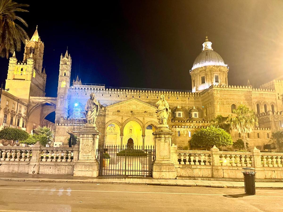 Villa La Siciliana-Di Fronte La Cattedrale Palermo Exterior foto